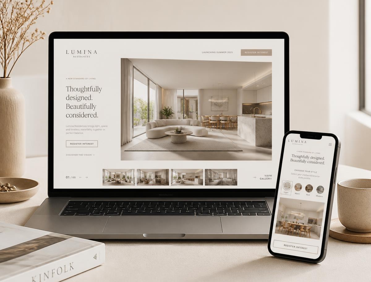 Hotsite de lançamento com IA interativa